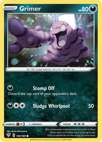 Grimer (100/189) [Sword & Shield: Darkness Ablaze]