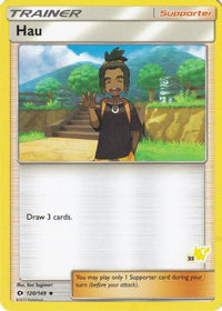 Hau (120/149) (Pikachu Stamp #33) [Battle Academy 2020]