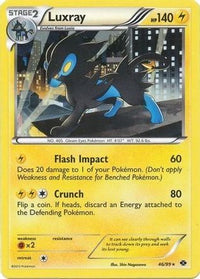 Luxray (46/99) (Cosmos Holo) (Blister Exclusive) [Black & White: Next Destinies]