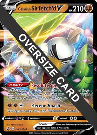 Galarian Sirfetch'd V (SWSH043) (Jumbo Card) [Sword & Shield: Black Star Promos]