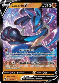 Lucario V (027/073) [Sword & Shield: Champion's Path]