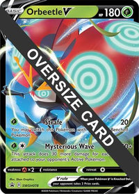 Orbeetle V (SWSH078) (Jumbo Card) [Sword & Shield: Black Star Promos]