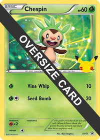 Chespin (XY01) (Jumbo Card) [First Partner Pack]