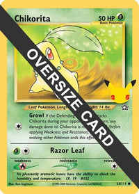 Chikorita (54/111) (Jumbo Card) [First Partner Pack]