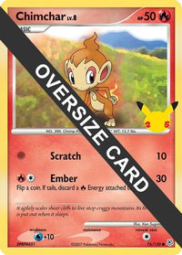 Chimchar (76/130) (Jumbo Card) [First Partner Pack]