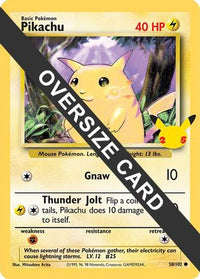 Pikachu (58/102) (Jumbo Card) [First Partner Pack]