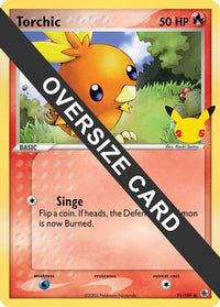 Torchic (74/109) (Jumbo Card) [First Partner Pack]