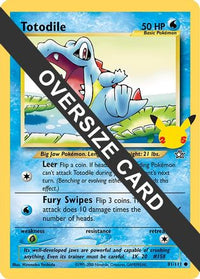 Totodile (81/111) (Jumbo Card) [First Partner Pack]