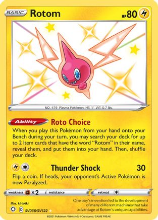 Rotom (SV038/SV122) [Sword & Shield: Shining Fates]