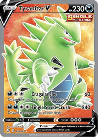 Tyranitar V (154/163) [Sword & Shield: Battle Styles]