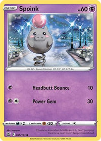 Spoink (055/163) [Sword & Shield: Battle Styles]