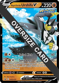 Rapid Strike Urshifu V (SWSH107) (Jumbo Card) [Sword & Shield: Black Star Promos]