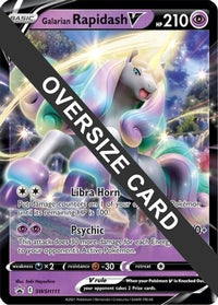 Galarian Rapidash V (SWSH111) (Jumbo Card) [Sword & Shield: Black Star Promos]