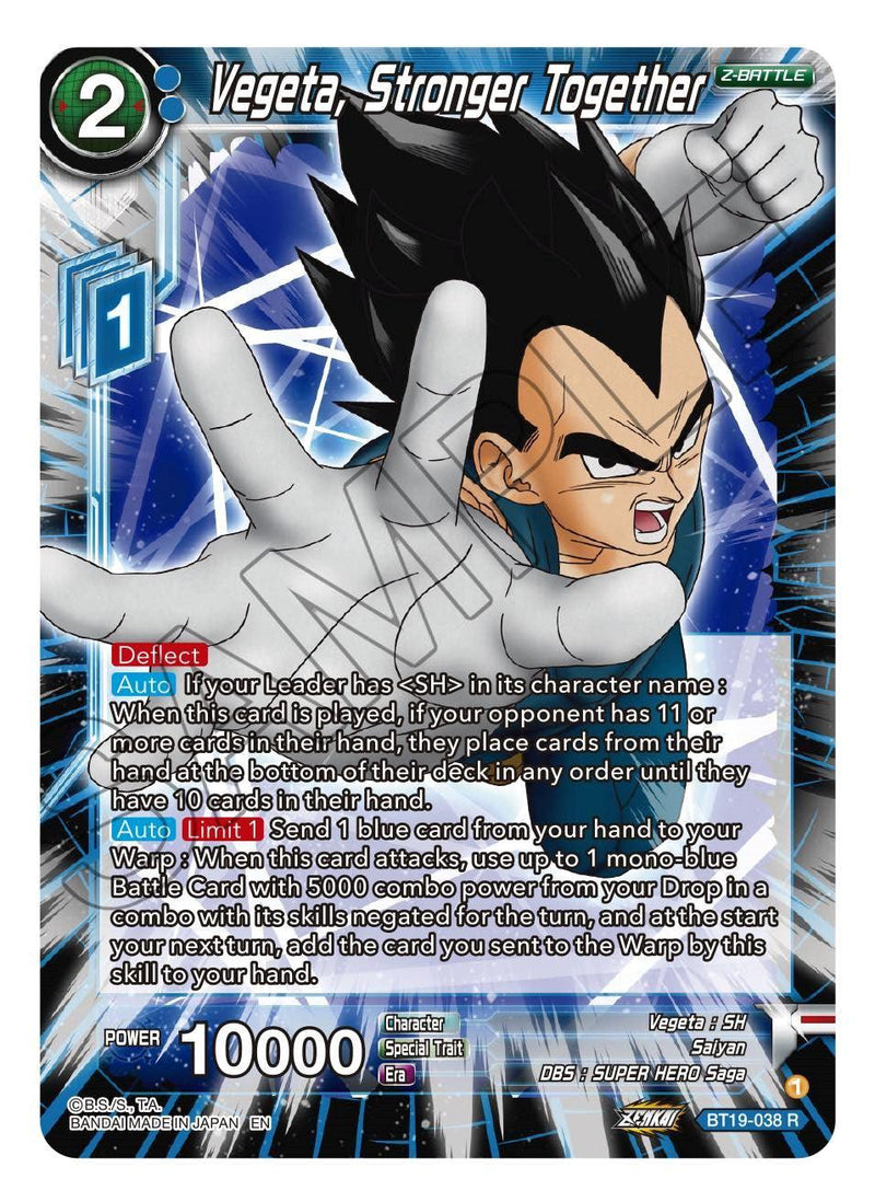 Vegeta, Stronger Together (BT19-038) [Fighter's Ambition] - POKÉ JEUX