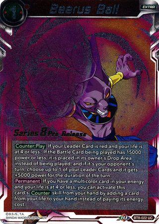 Beerus Ball (BT8-022_PR) [Malicious Machinations Prerelease Promos] - POKÉ JEUX