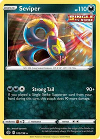 Seviper (102/198) [Sword & Shield: Chilling Reign]