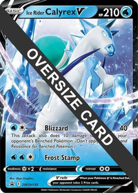 Ice Rider Calyrex V (SWSH130) (Jumbo Card) [Sword & Shield: Black Star Promos]