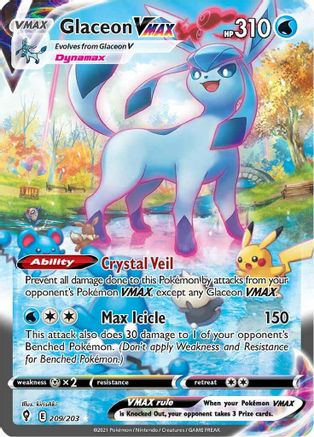 Glaceon VMAX (209/203) [Sword & Shield: Evolving Skies]