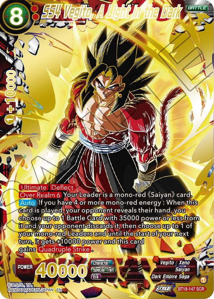 SS4 Vegito, A Light in the Dark (BT18-147) [Dawn of the Z-Legends] - POKÉ JEUX