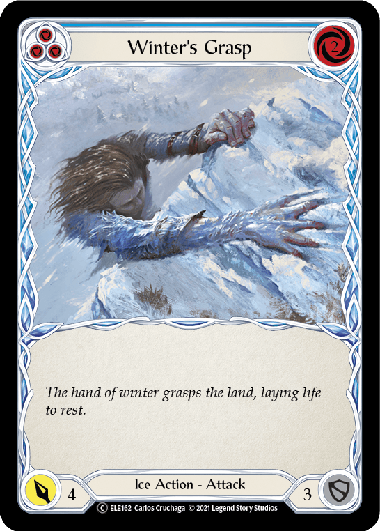 Winter's Grasp (Blue) [U-ELE162] (Tales of Aria Unlimited) Unlimited Rainbow Foil - POKÉ JEUX