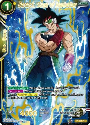 Bardock, Surge of Inspiration (Gold Stamped) (P-204) [Mythic Booster] - POKÉ JEUX