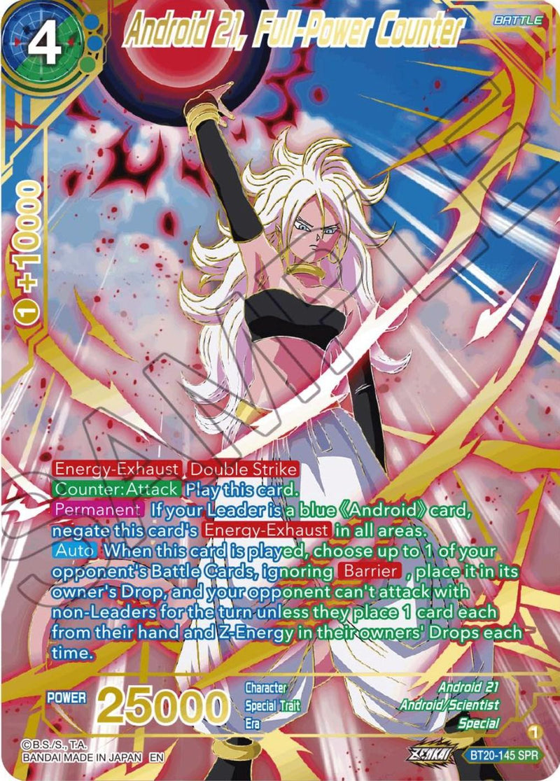 Android 21, Full-Power Counter (SPR) (BT20-145) [Power Absorbed] - POKÉ JEUX