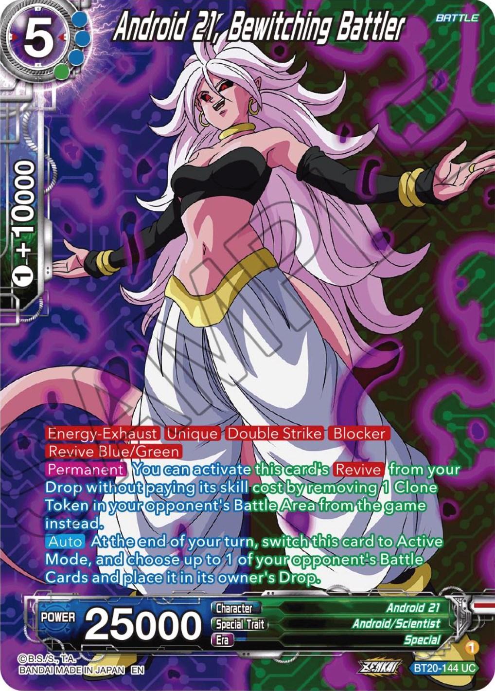 Android 21, Bewitching Battler (Silver Foil) (BT20-144) [Power Absorbed] - POKÉ JEUX