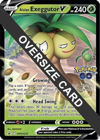 Alolan Exeggutor V (SWSH225) (Jumbo Card) [Sword & Shield: Black Star Promos]