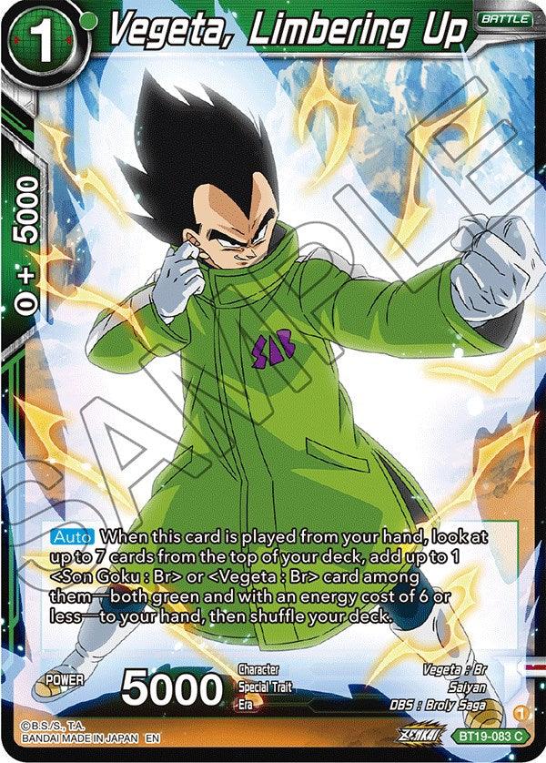 Vegeta, Limbering Up (BT19-083) [Fighter's Ambition] - POKÉ JEUX