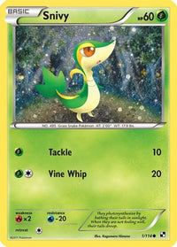 Snivy (1/114) (Cosmos Holo) [Black & White: Base Set]