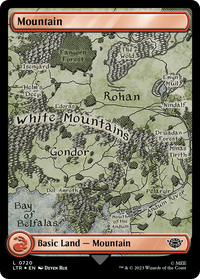 Mountain (720) (Surge Foil) [The Lord of the Rings: Tales of Middle-Earth]