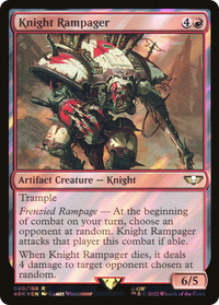 Knight Rampager (Surge Foil) [Warhammer 40,000]