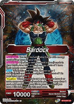 Bardock // SS Bardock, the Legend Awakened (Uncommon) (BT13-001) [Supreme Rivalry] - POKÉ JEUX