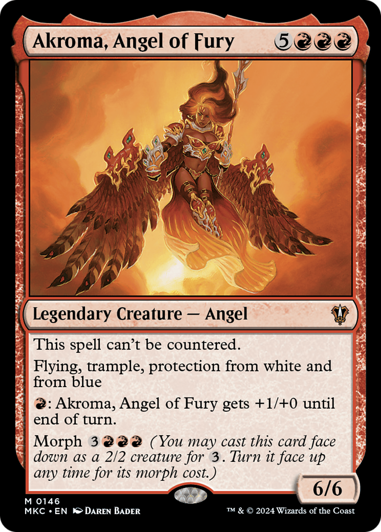 Akroma, Angel of Fury [Murders at Karlov Manor Commander]