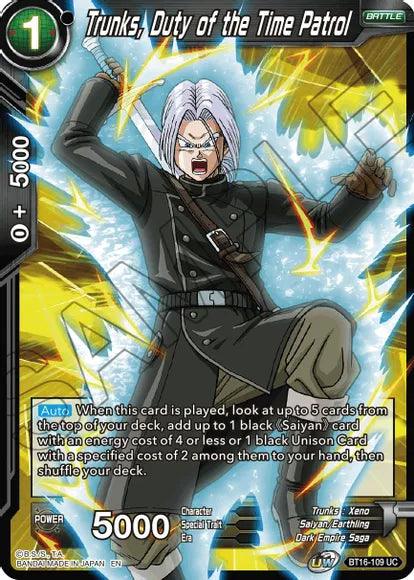 Trunks, Duty of the Time Patrol (BT16-109) [Realm of the Gods] - POKÉ JEUX