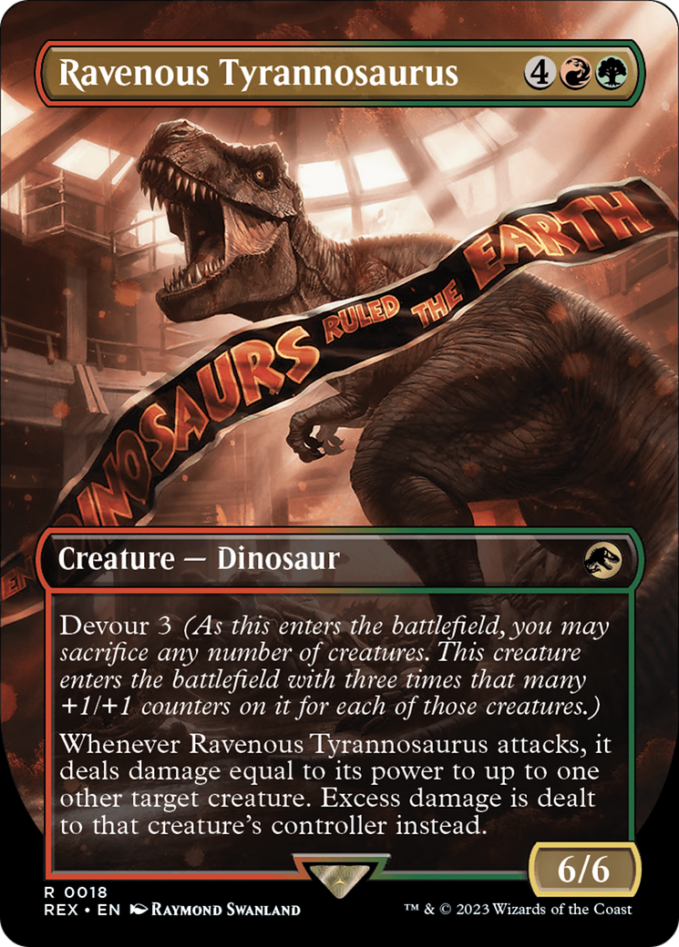 Ravenous Tyrannosaurus (Borderless) [Jurassic World Collection]