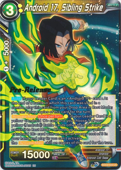 Android 17, Sibling Strike (BT13-109) [Supreme Rivalry Prerelease Promos] - POKÉ JEUX