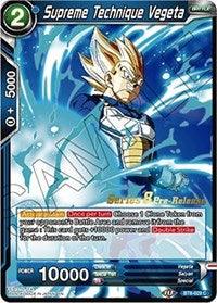 Supreme Technique Vegeta (BT8-029_PR) [Malicious Machinations Prerelease Promos] - POKÉ JEUX