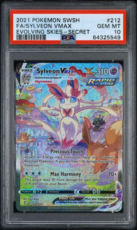 FA/SYLVEON VMAX 212/203 PSA 10  #64325549