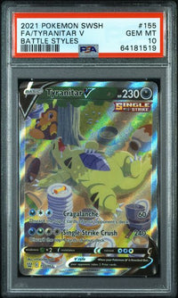 FA/TYRANITAR V 155/163 PSA 10 #64181519