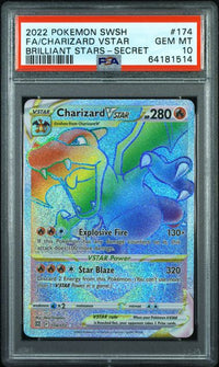 FA/CHARIZARD VSTAR 174/172 PSA 10 #64181514