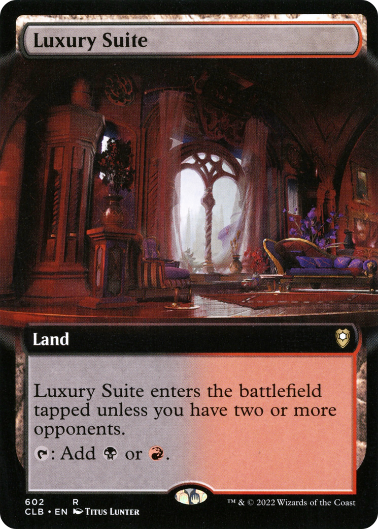 Luxury Suite (Extended Art) [Commander Legends: Battle for Baldur's Gate]