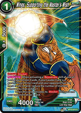 Wings, Supporting the Master's Wish (Common) (BT13-072) [Supreme Rivalry] - POKÉ JEUX