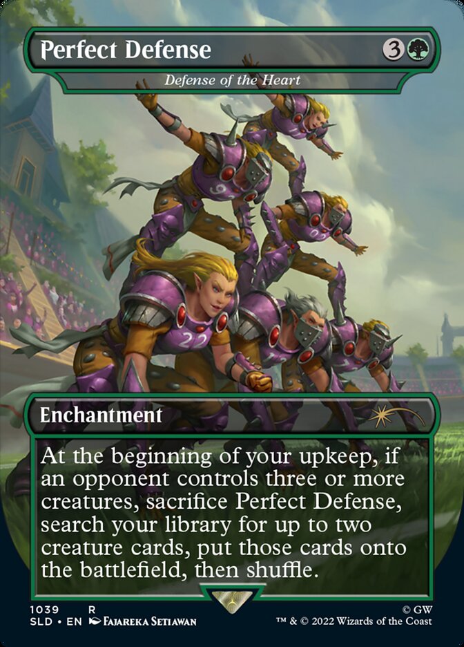 Perfect Defense - Defense of the Heart (Borderless) [Secret Lair Drop Series]