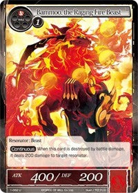 Bammoo, the Raging Fire Beast (1-062) [Starter Deck: Wolves of the Raging Flames]