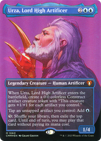 Urza, Lord High Artificer (Borderless Textured Foil Frame Break) [Commander Masters]