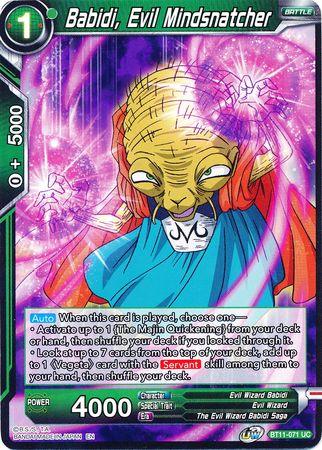 Babidi, Evil Mindsnatcher (BT11-071) [Vermilion Bloodline] - POKÉ JEUX