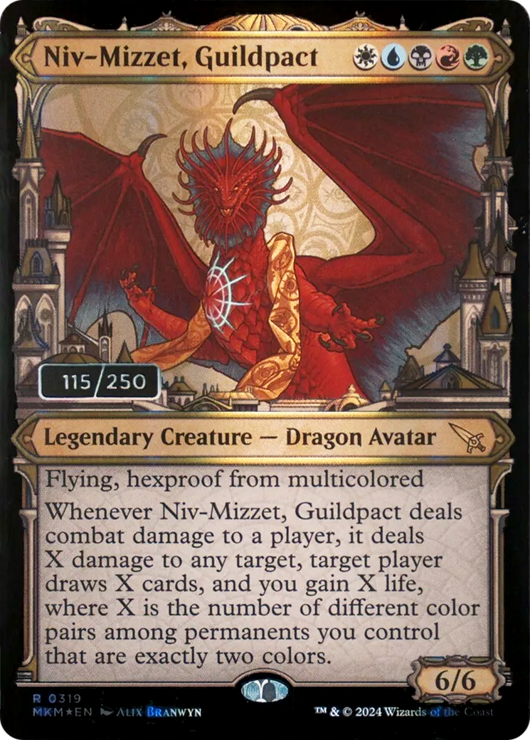 Niv-Mizzet, Guildpact (Serialized) [Murders at Karlov Manor]