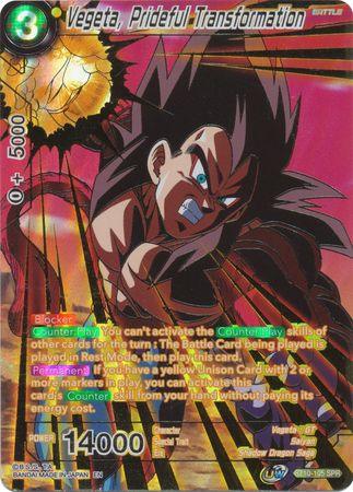 Vegeta, Prideful Transformation (SPR) (BT10-105) [Rise of the Unison Warrior] - POKÉ JEUX