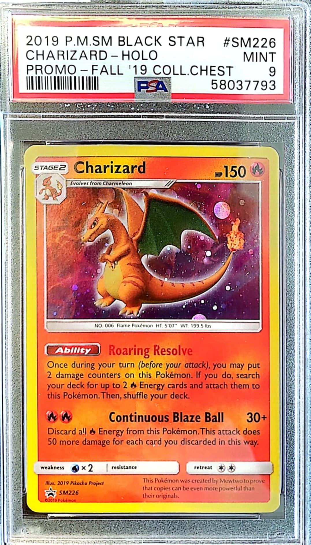 Charizard Holo SM226 - grade 9 - POKÉ JEUX